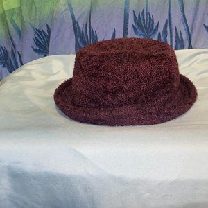 Women's Fedora Dark Burgundy Hat